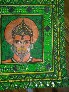 Hanuman With Mirror Art