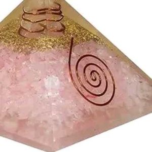 Rose Quartz Orgone Pyramid, Bracelet &amp; Zibu
