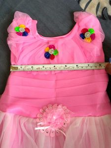 New Pink Flower Girl Dress 👗
