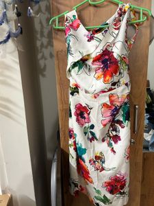 Floral Print Sleeveless Dress