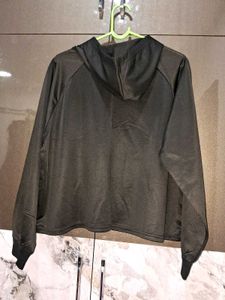 Sale 🎊🎆🎄🎉Graphic Print Black Hoodie