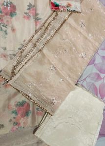 😍Beautiful Sequence Work Kurti Pant Dupatta Set🥰