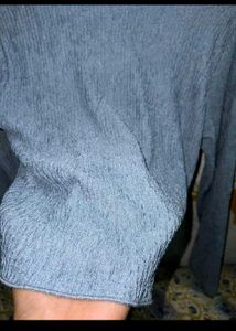 Blue Long Sleeve Top