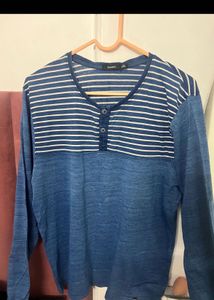 Stylish Blue Striped Shirt