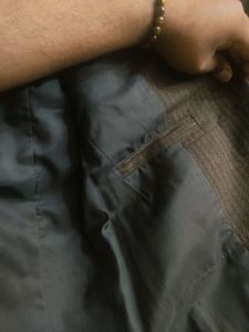 Men&#39;s Coat With Koti and Tie
