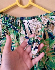 Tropical Print Pants