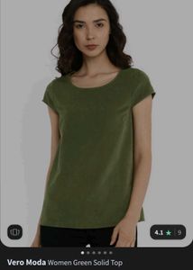 Vero Moda Olive Green Top