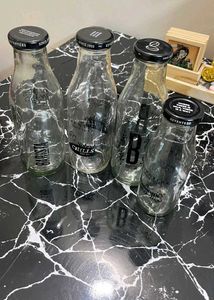4 Glass Bottles