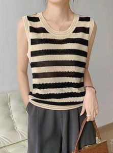 Striped Knit Tank Top