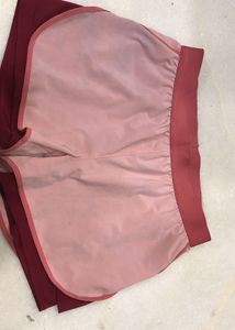 Pink &amp; Burgundy Running Shorts