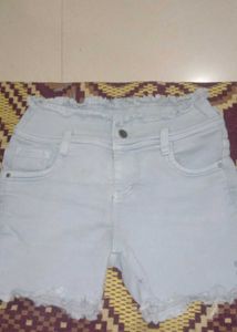 Light Wash Denim Shorts