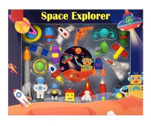 Space Explorer Eraser Set