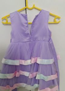 PRICE DROP Purple Tulle Flower Girl Dress