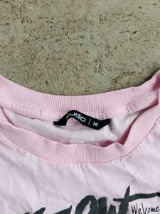 Zudio Pink Graphic Tee