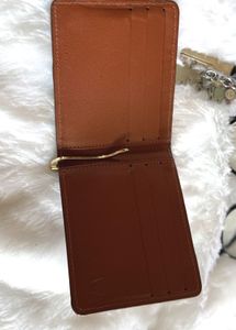 Hidesign Leather Money Clip – Croco Textured