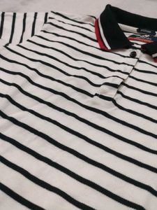 Striped Polo T-Shirt