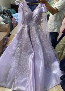 11 Gown Elegant designer Plum Evening