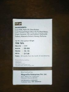 MAGNESSA CARESS GOAT MILK BAR SOAP