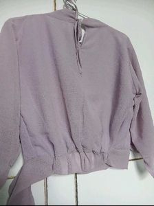 Lavender Georgette Top 😍