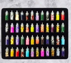 Assorted Glitter Jars Set 48 Bottle