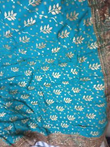 Elegant Gorgeous Grand  Look Designer Saree With Blouse