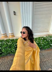 Elegant Yellow Saree