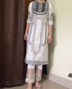 Women Viscose Rayon Straight Kurti For Festive