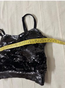 Sparkling Designer Sequin Cami Top/ Blouse