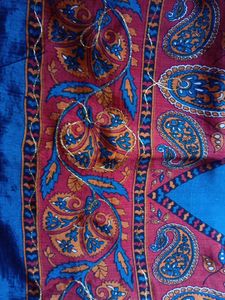 Elegant Blue Printed Saree