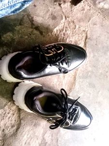 Stylish Black Sneakers