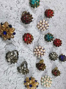 Vintage Costume Rings Collection