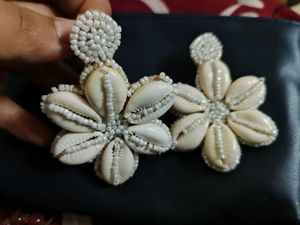 Pearl Kaudi Earrings Beach Vibes