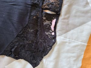 Elegant Black Lace Dress