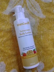 WishCare SPF 50 Sunscreen Body Lotion