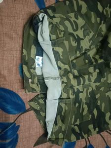 Camouflage Print Jeans