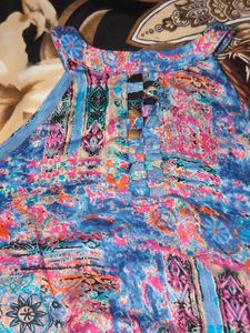 Printed Halter Neck Dress