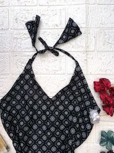 Halter Neck Short Kurti 🌷