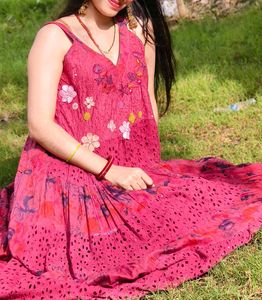 Floral Embroidered Dress