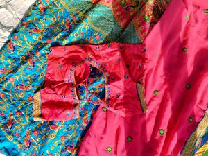 Peacock Southindian Half Saree