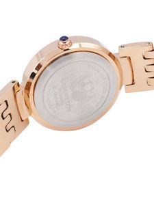 Rose Gold Blue Watch