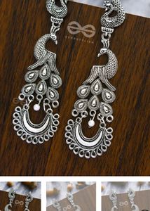Boho Oxidised Earings