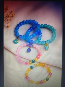 Beautiful Handmade Charm Bracelets ✨( Pack Of 10)