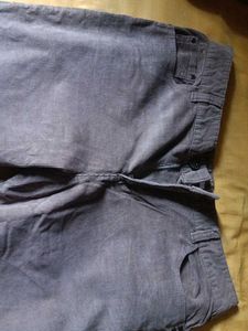 Gray Corduroy Pants