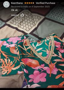 Floral Print Kurta