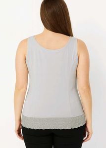 Gray Sleeveless Top