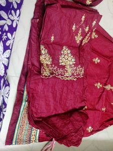 Elegant Maroon Kurta Set