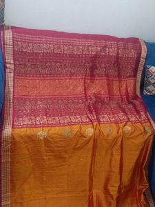 Bomkai Sambalpuri Pure Silk Saree