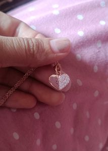 Giva 925 Real Silver Chain + Pendant (Rose Gold)