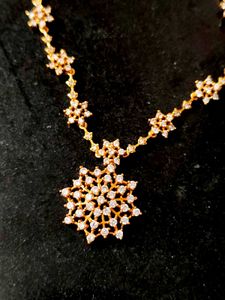 Snow Flake Gold Alike Chain