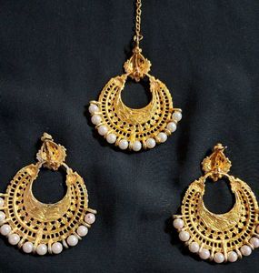Earrings &amp; Maangtika Set